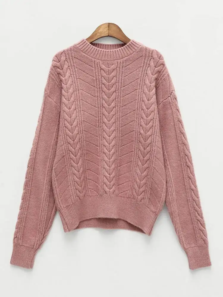 Herbst Winter Hohe Qualität Langarm Gestrickte Lose Pullover Pullover + Frauen Hohe Taille EINE Linie Rock Verdicken Gestrickte 2-teiliges Set