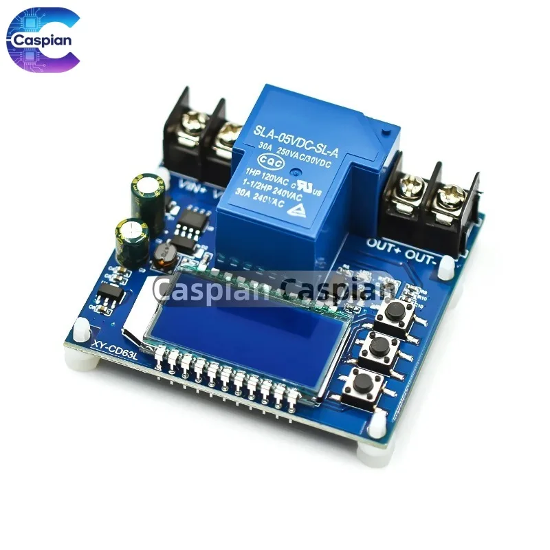 30A Battery battery charging control module Full power off DC voltage protection undervoltage loss protector diy kit electronics