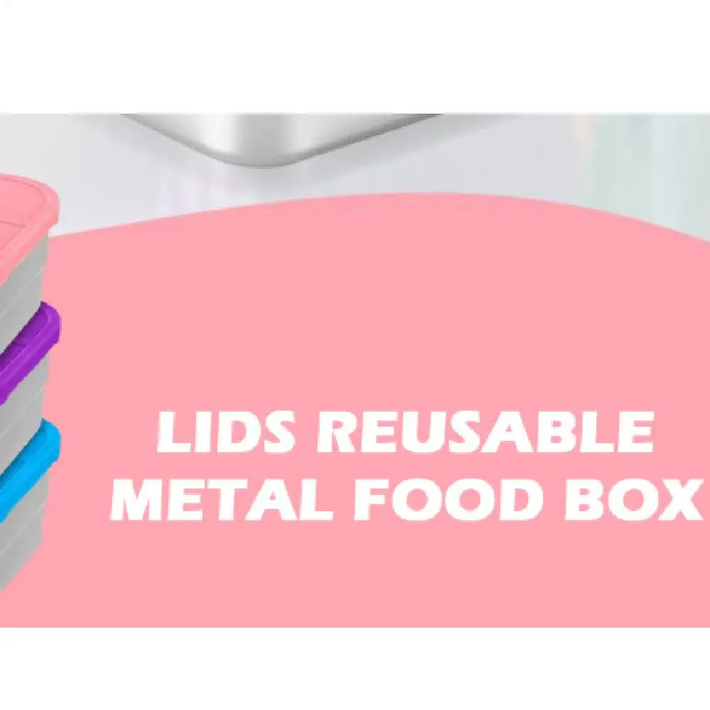 

Ящик для хранения свежести из нержавеющей стали с герметичной крышкой, утолщенный ланч-бокс, упаковка и ящик для хранения пищевых продуктов для кемпинга