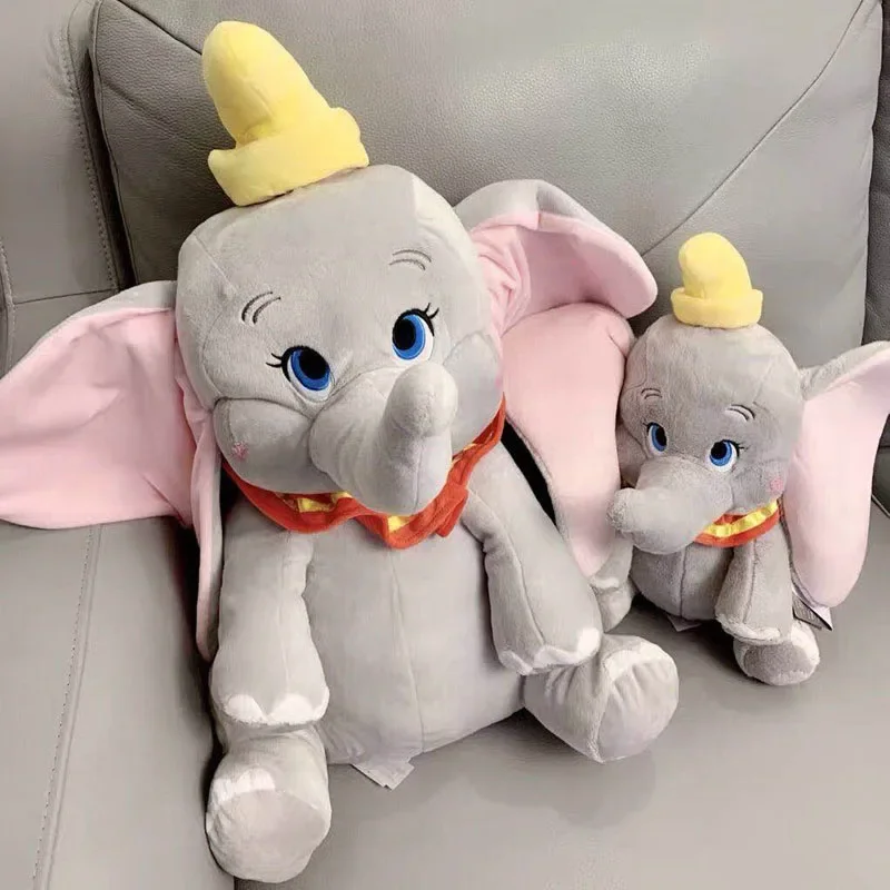 Disney filme dos desenhos animados dumbo boneca de pelúcia brinquedos para o bebê voar elefante dumbo animal macio brinquedos de pelúcia criança presentes de natal presente de aniversário