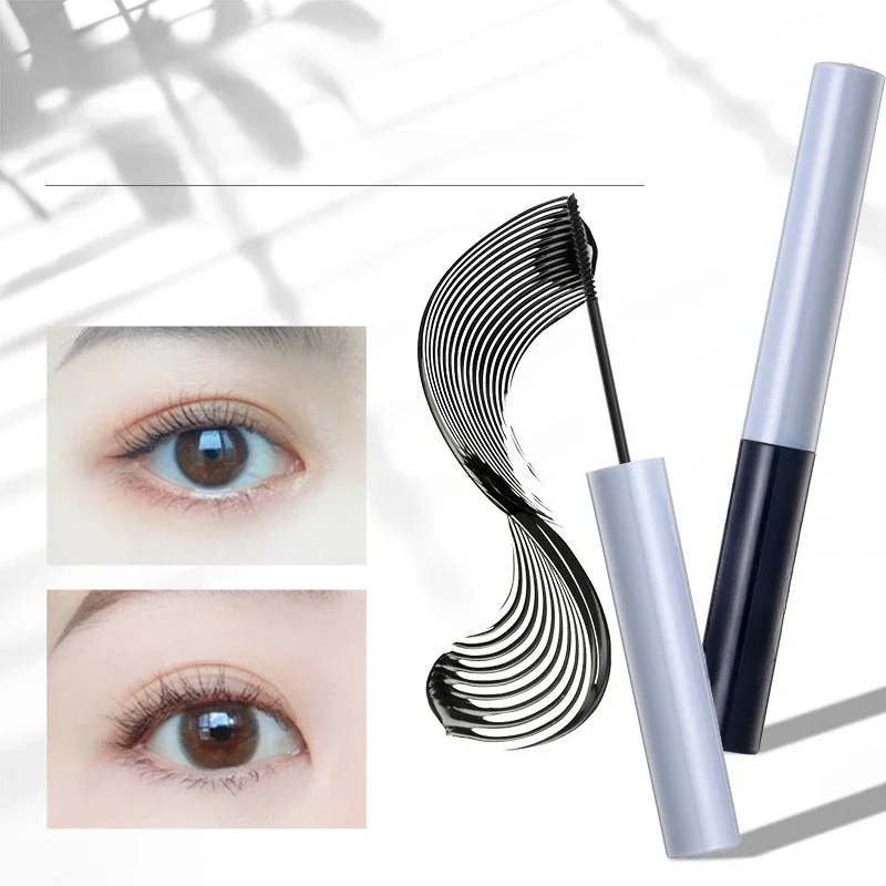 Mascara 4D imperméable noir – Long bouclage et allongement, anti-taches, résistant à la transpiration, certifié, maquillage pour les yeux pour tous les looks