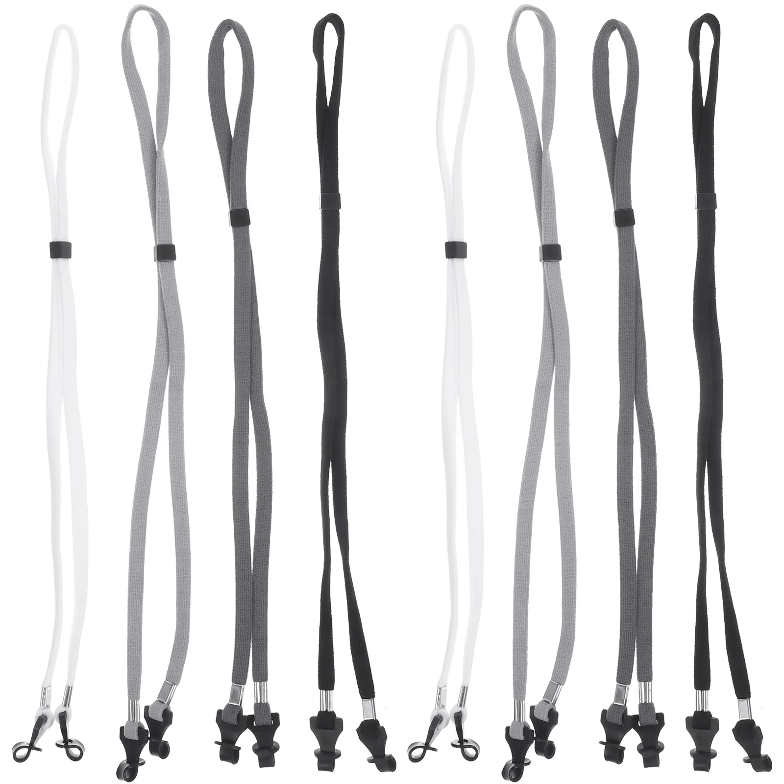 

8pcs Non-Slip Glasses Rope Eyeglass Straps Anti Slip Retainer For Men Women Sunglasses Neck Chain Floatable Eyeglass Lanyard