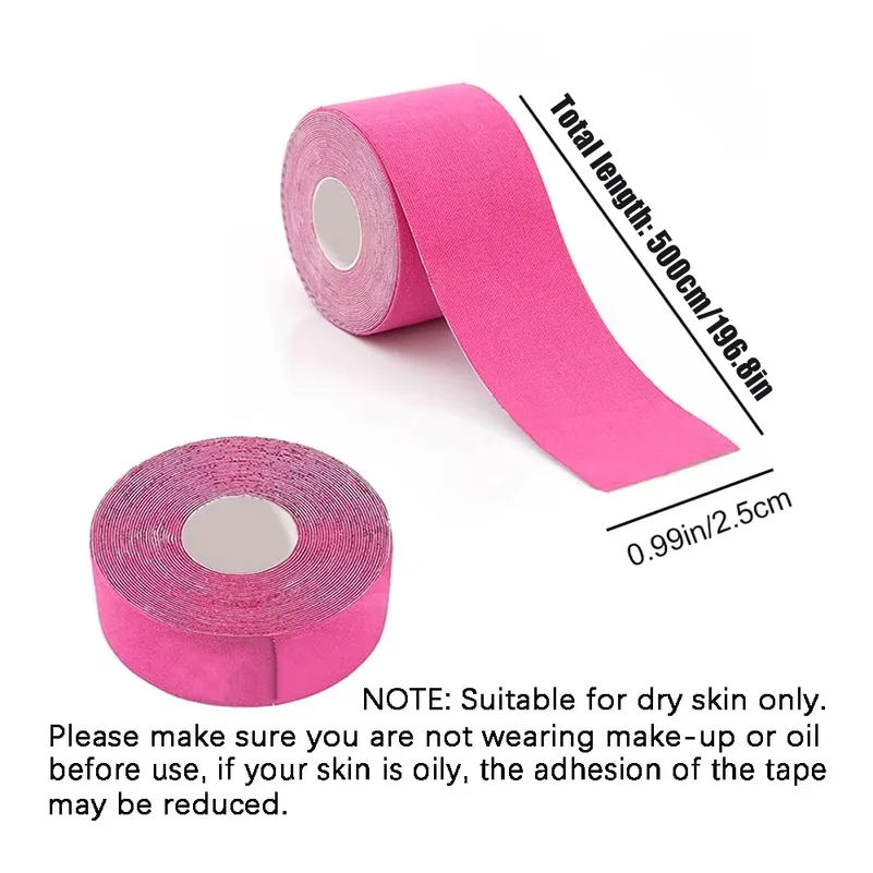 2.5CM X 5M Kinesiology Tape For Face V Line Neck Eyes Lifting Wrinkle Remover Sticker Tape Facial Skin Care Tool Elastic Bandage