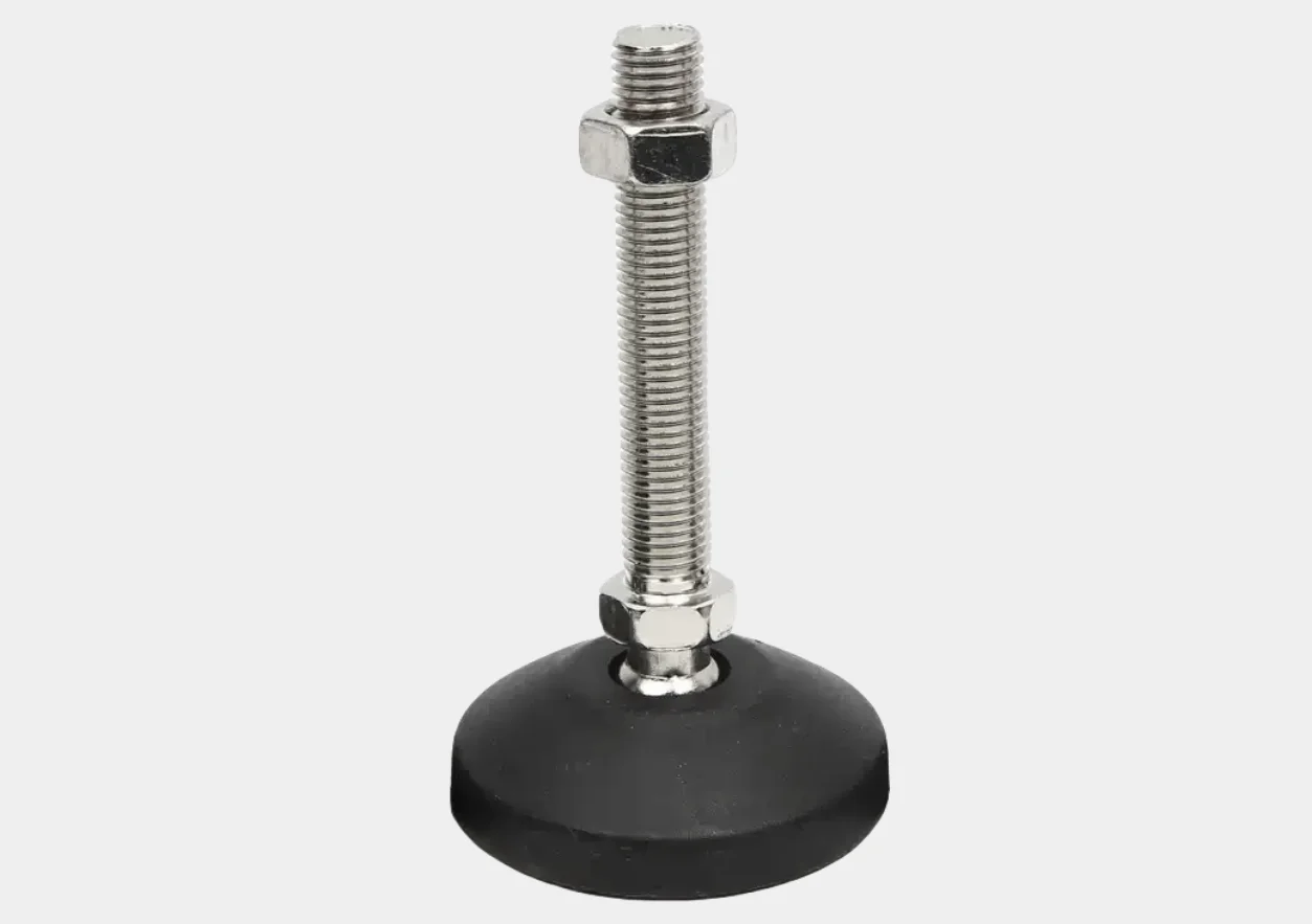 304 stainless steel stems pivoting Anti Vibration foot level feet for cnc ,base 50-M10-Length100