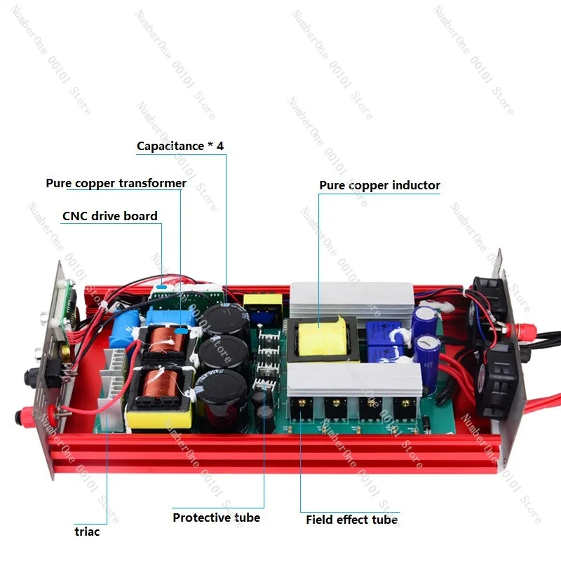 S1600G Intelligent CNC Series Dual Silicon Output DC12V 8 Large Field Tube Inverter Boost Converter