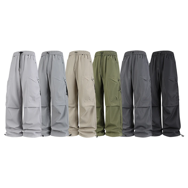 2025 بنطال فضفاض مناسب للرجال ربيع الخريف وصول جديد ملابس العمل السراويل ex العلامة التجارية العصرية مرونة الخصر السراويل الطويلة