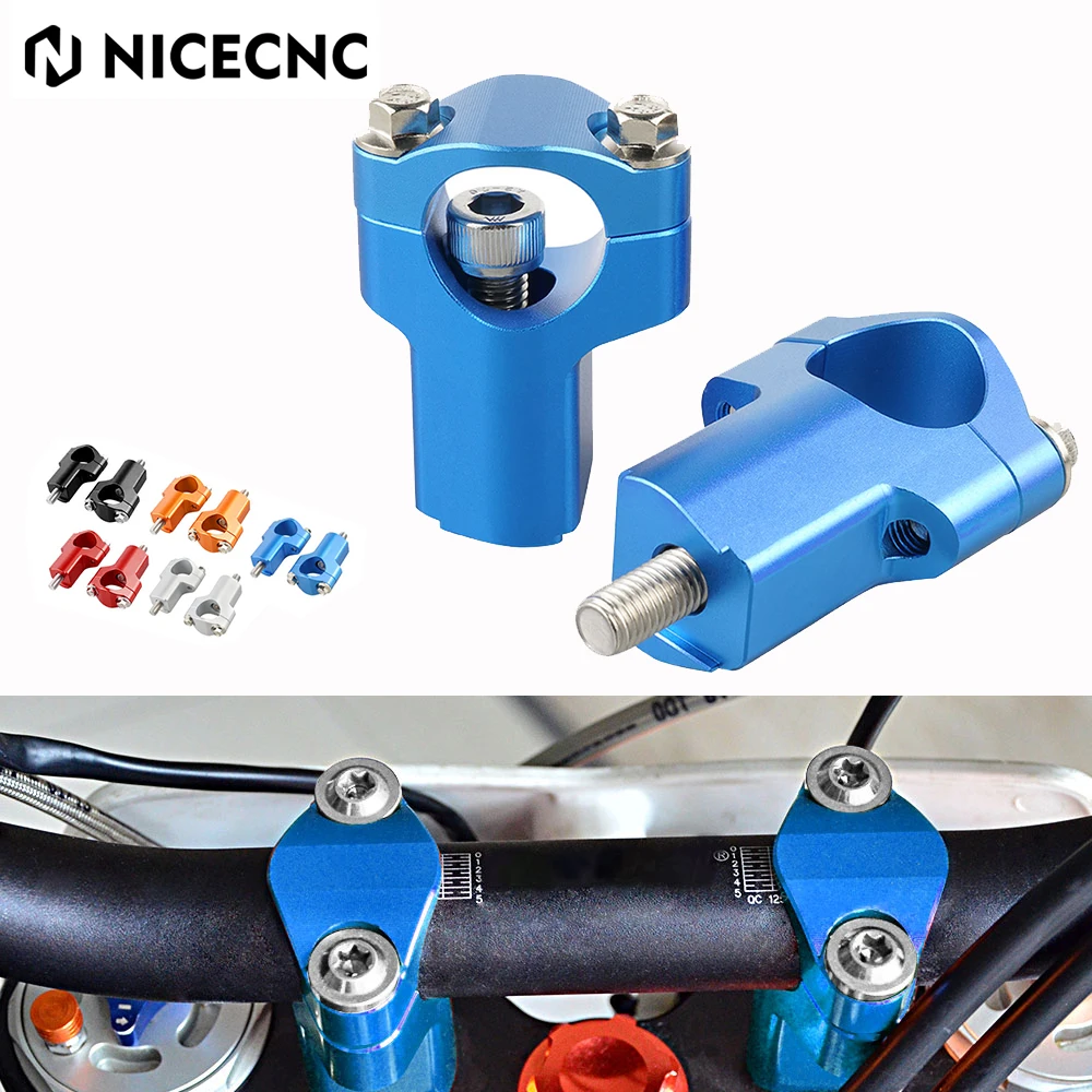 Motorcycle 52mm Handlebar Raiser Height Mounts For Husqvarna TC TE FC FE 85 125 250 300 350 400 450 501 Husaberg FE FS FX TE