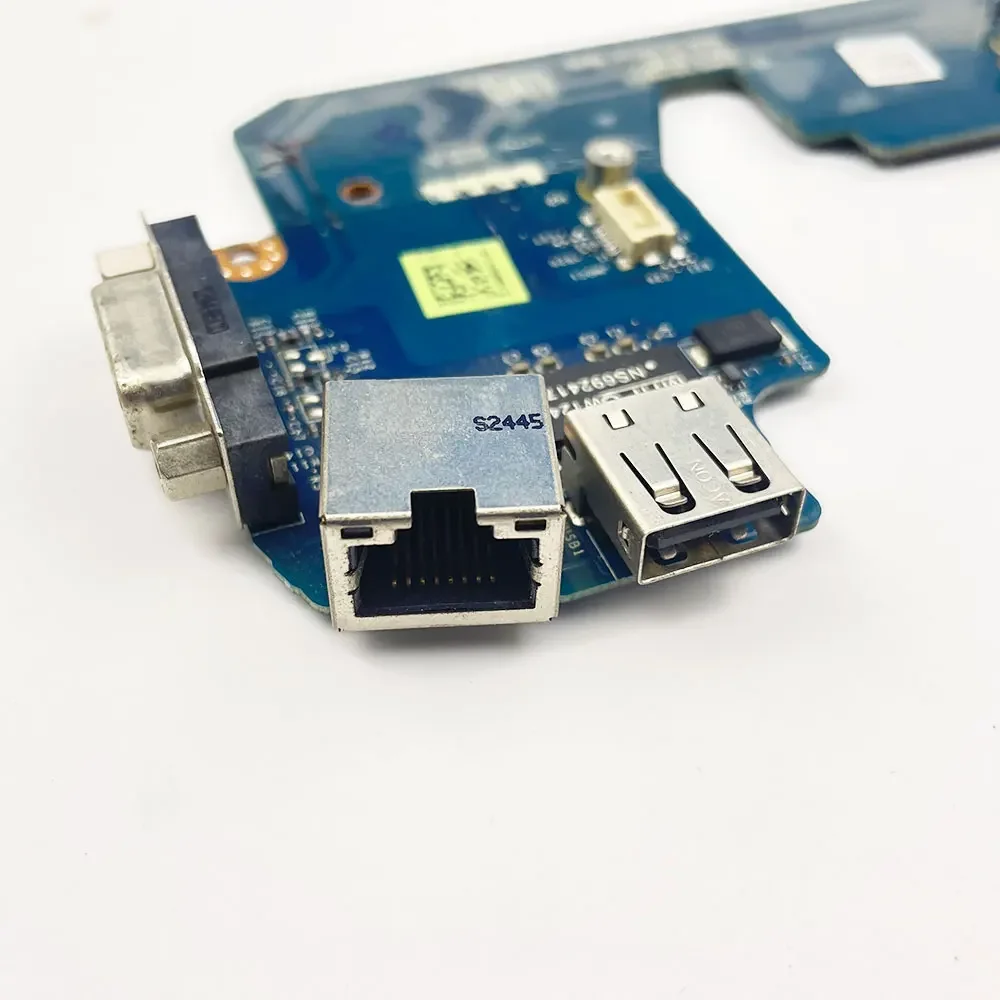 LAN USB Jack Board للكمبيوتر المحمول Dell Latitude E5430 ، شحن USB ، بطاقة شبكة VGA ، قارئ RJ45 ، QXW00 ،