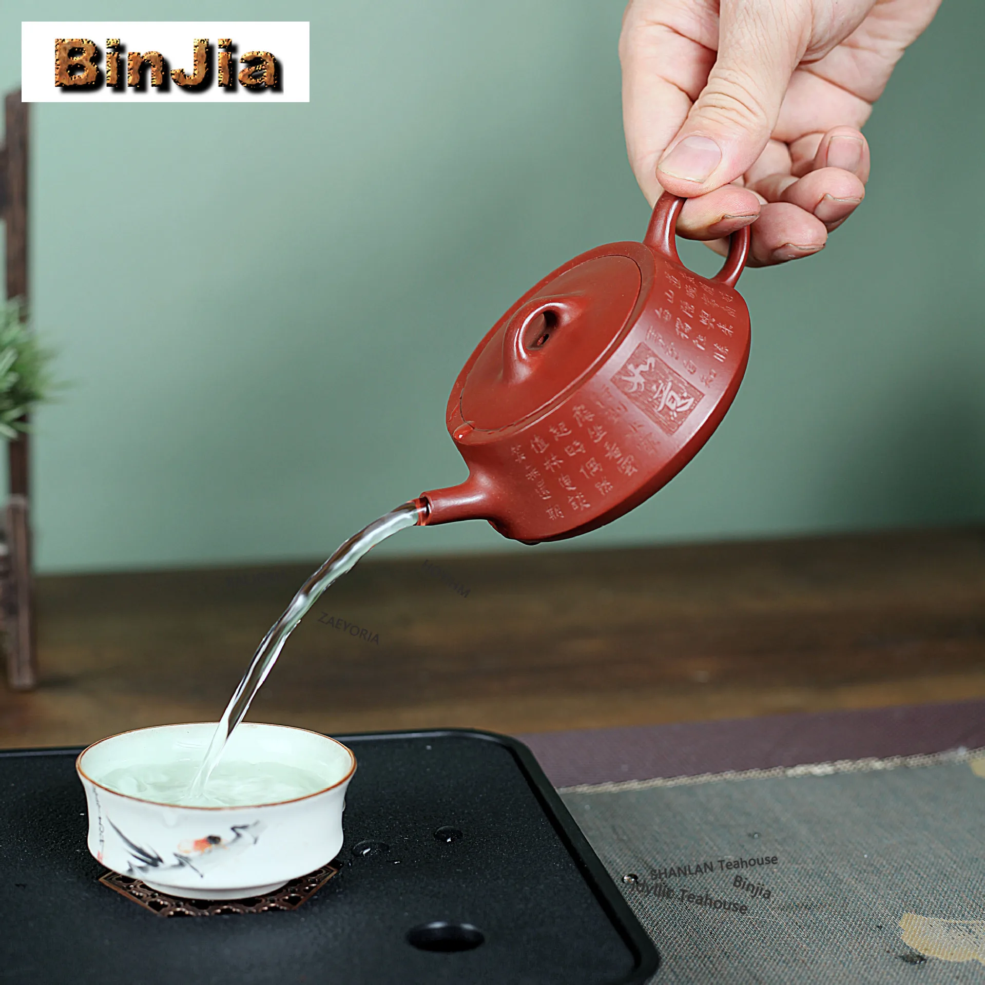 BAEJORIA 140ml Vintage Yixing Purple Clay Teapots Master Handmade Zhu Chu Pot Raw Ore Dahongpao Mud Kettle Chinese Zisha Tea Set
