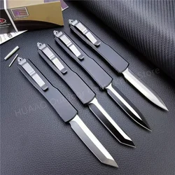 Micro Knife UT UTX Series Folding Knife Drop Point Black Blade Tactical Outdoor EDC Camping Self Defense Pocketknives Gift