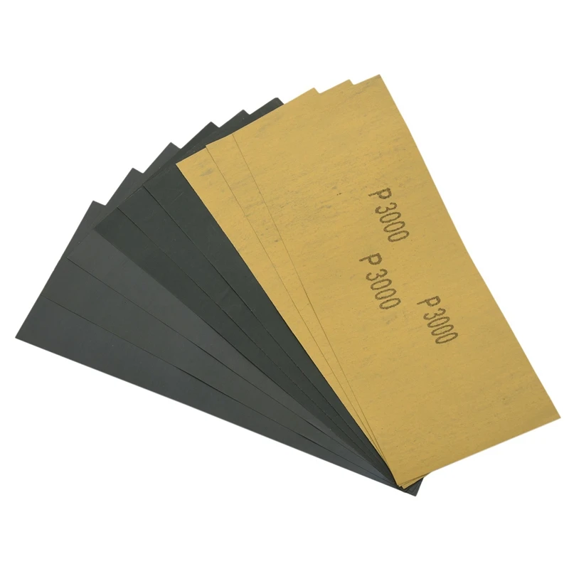 36 Pcs 3000 5000 7000 High Grit Wet And Dry Sandpaper Assortment Drywall Sanding Paper 9 X 3.6 Inch For Car Polishing Promotion