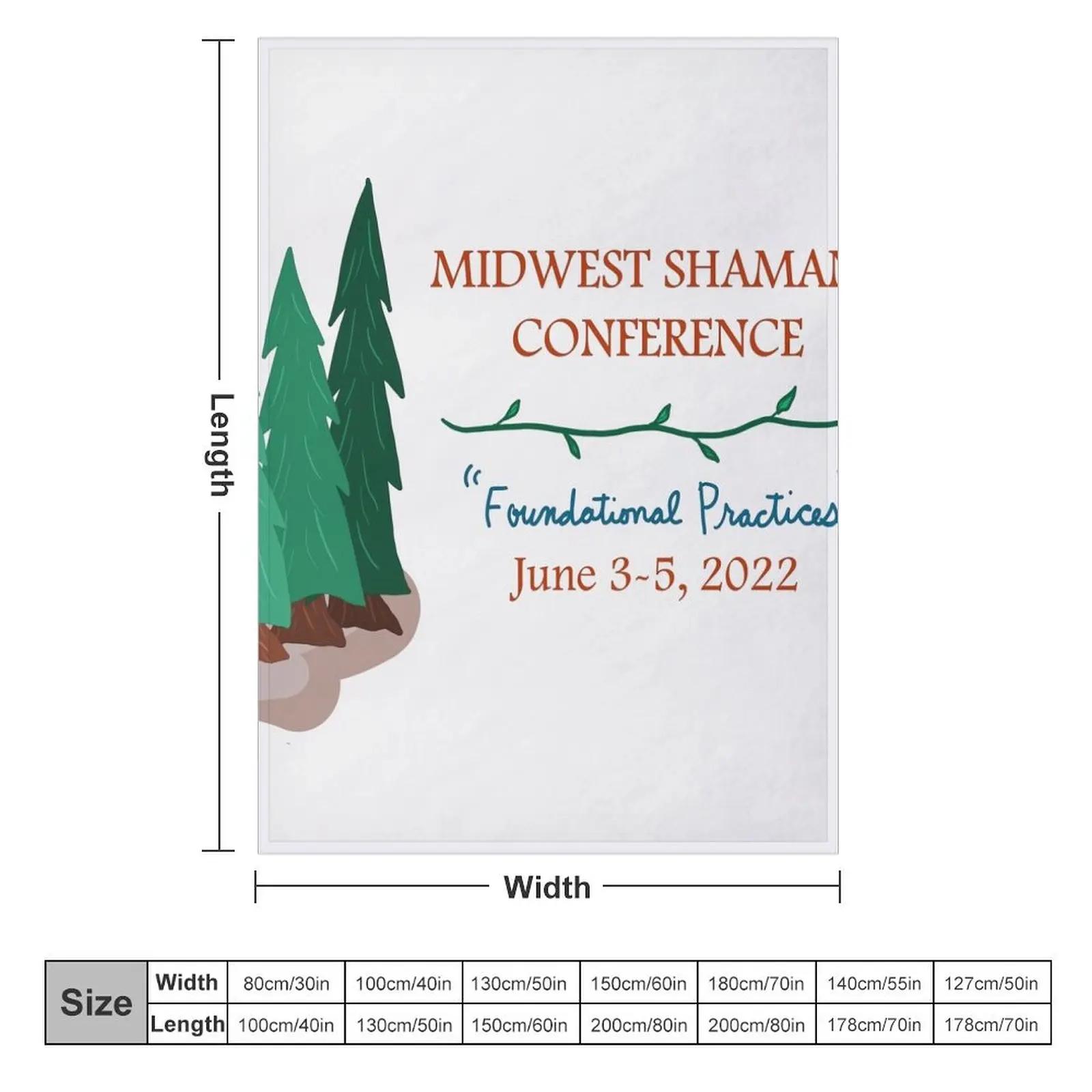 Midwest Shamans Conference, June 2022 Throw Blanket Soft Beds Warm Bed Blankets