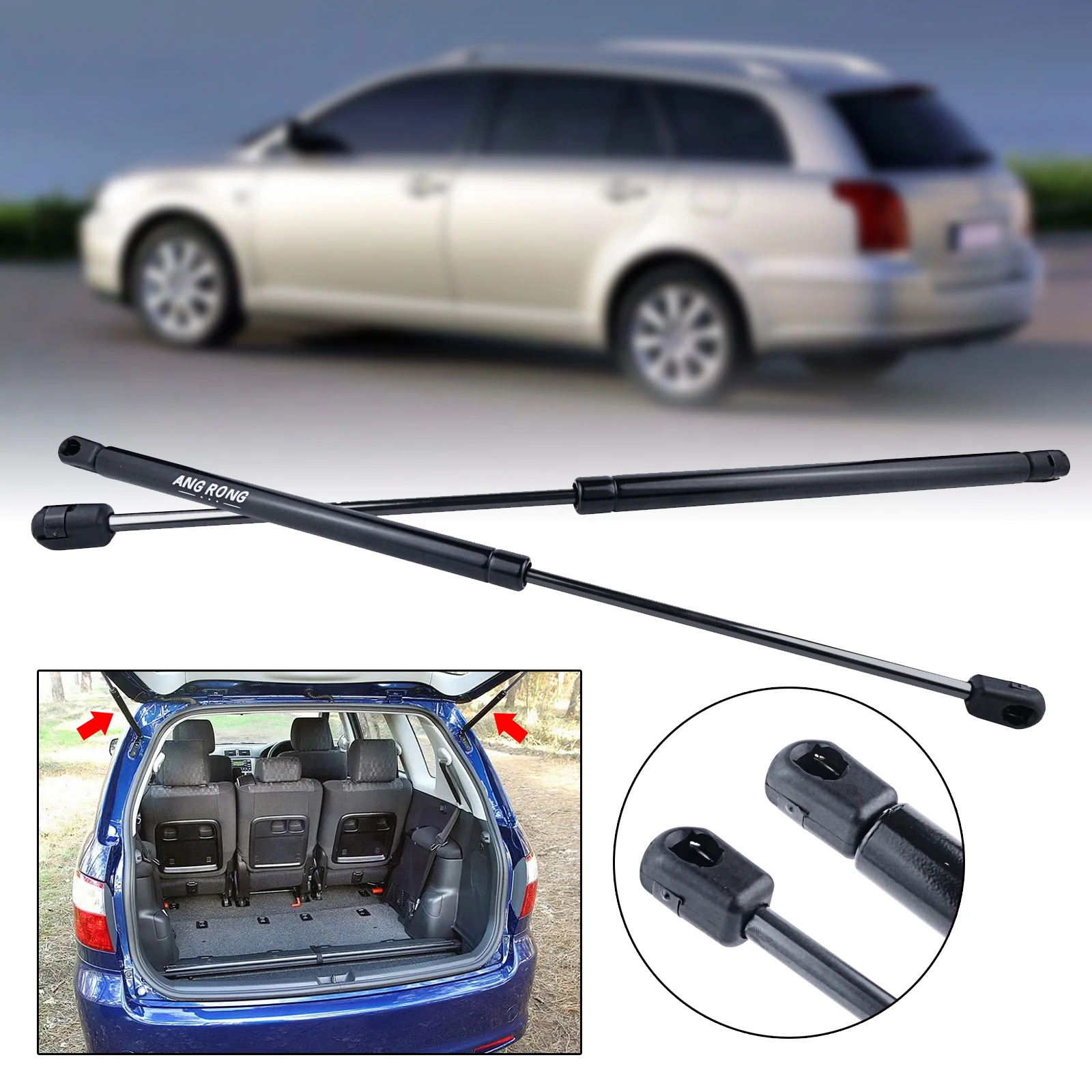 For 2003-2008 Toyota Avensis Hatchback MK2 Tailgate Rear Boot Gas Support Struts