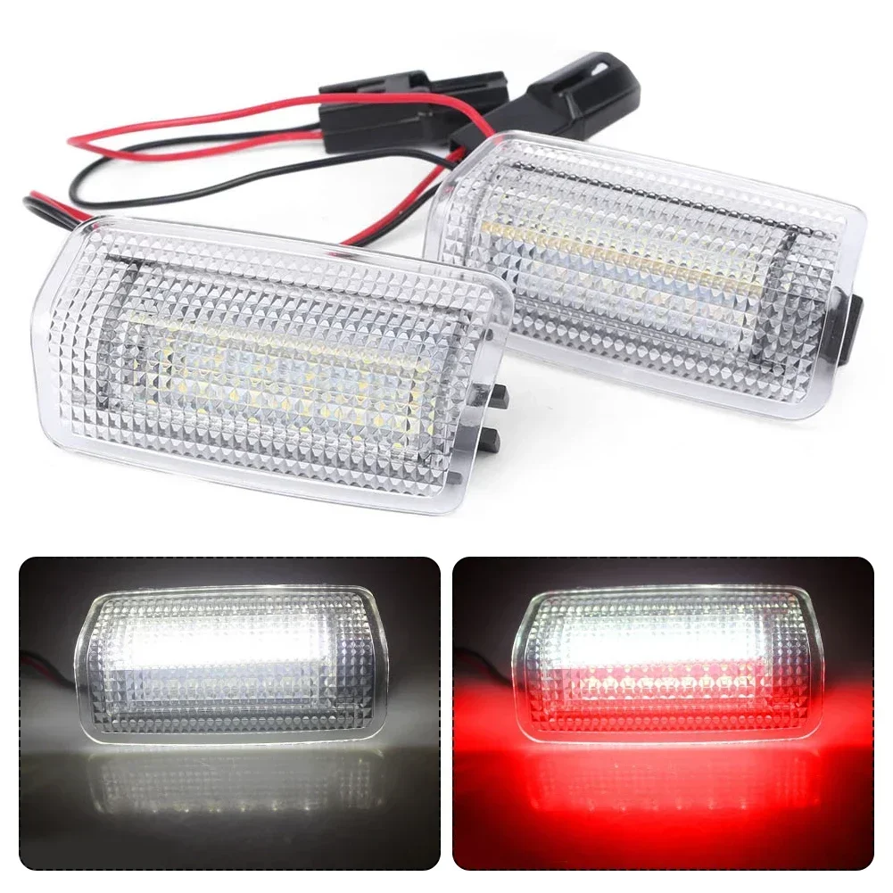 2pcs Super bright 6000K white car LED Door Courtesy Light for TOYOTA Wish Prius Camry alphard Isis estima For Lexus IS250 RX350