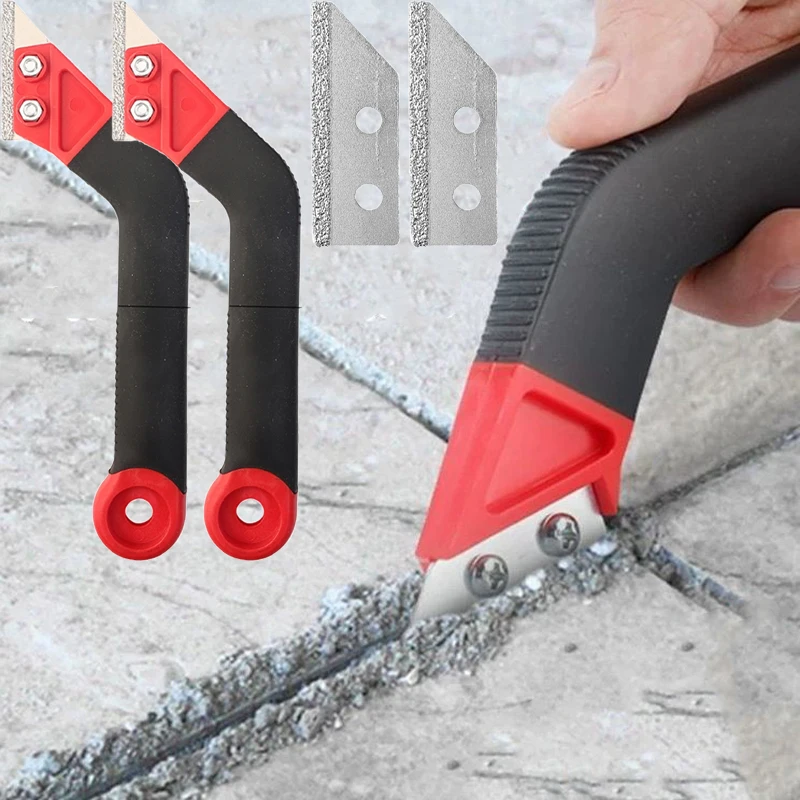 

Professional Tile Gap Cleaning Tools Metal Detector Repair Hook Knife Cutter Blade Wall Floor Duty Grout Remover Seam Cutter