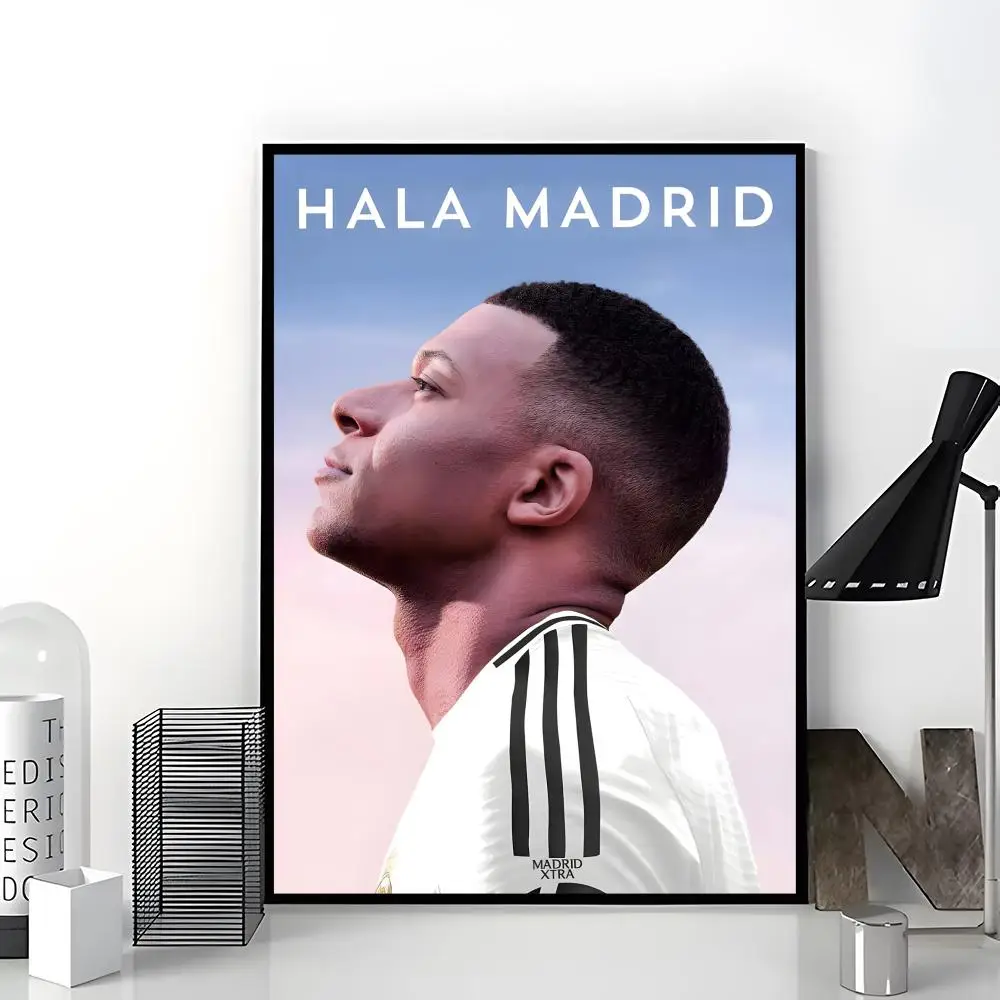 Soccer star Kylian Mbappé Poster Aesthetic Dorm & Bedroom Wall Art Decor
