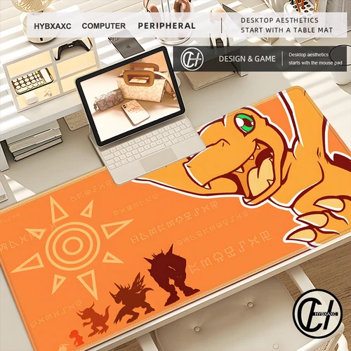 D-Digimon Adventure Mouse Pad Keyboard Mousepad lauge 900X400 mm Desk Mat PC Gamer Office Carpet Home Table pad