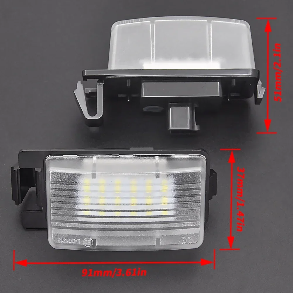 WF-2PCS Canbus No Error LED Number License Plate Light for Infiniti G35 G37 2D Nissan 350Z 370Z Versa 5D 4D Livina Pulsar GT-R