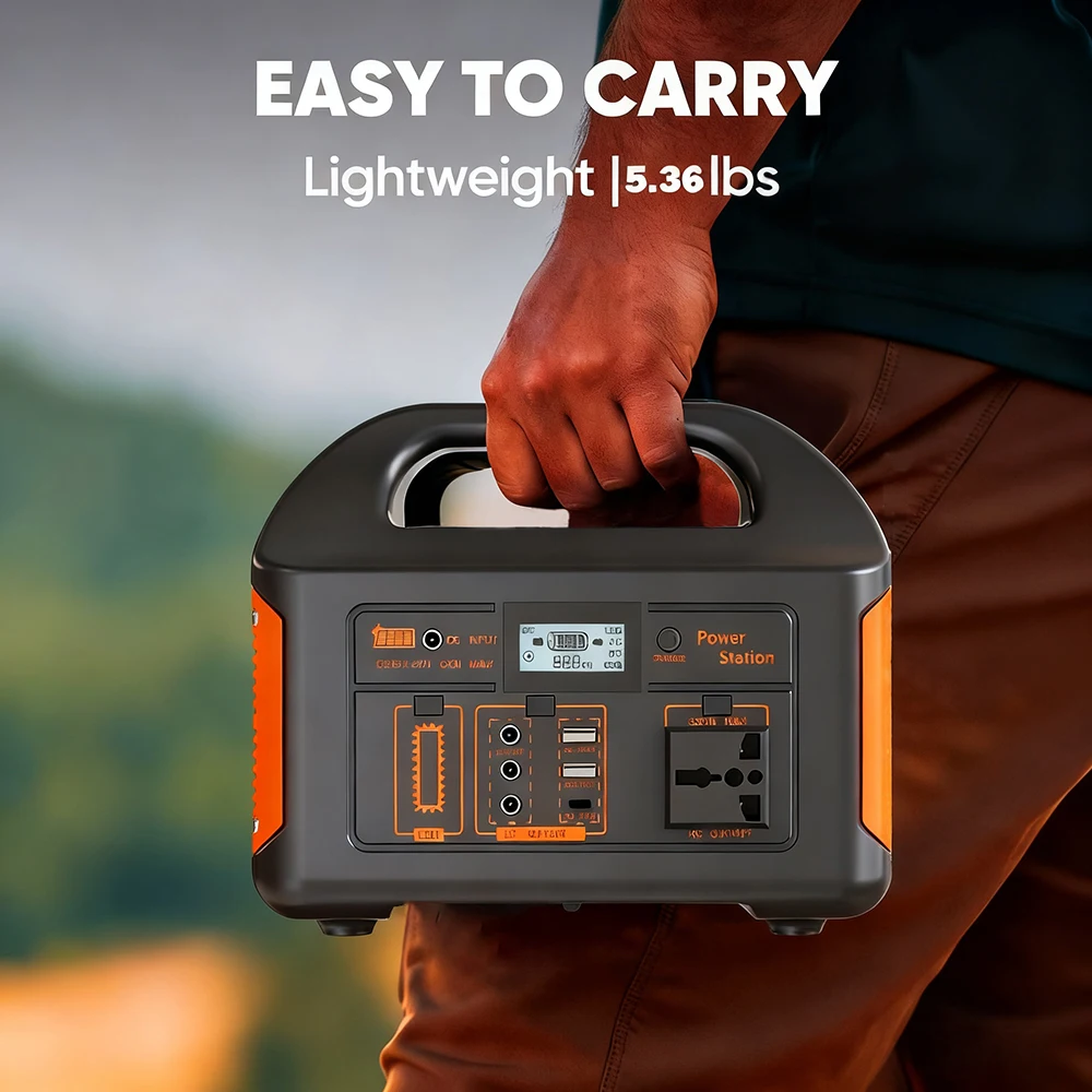 Gaiaray 500 واط 300 واط محطة طاقة محمولة 460Wh 256Wh بطاريات LiFePo4 الشمسية 110 فولت إمدادات تخزين الطاقة للتخييم في الهواء الطلق RV