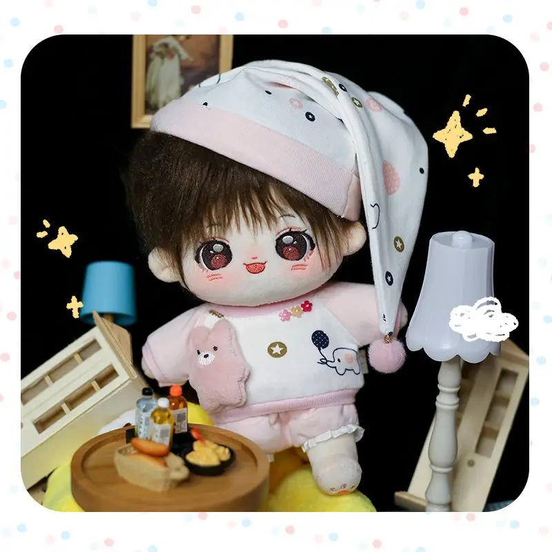 20cm baby clothes, good night, good dream, cotton doll pajamas, no attribute clothes