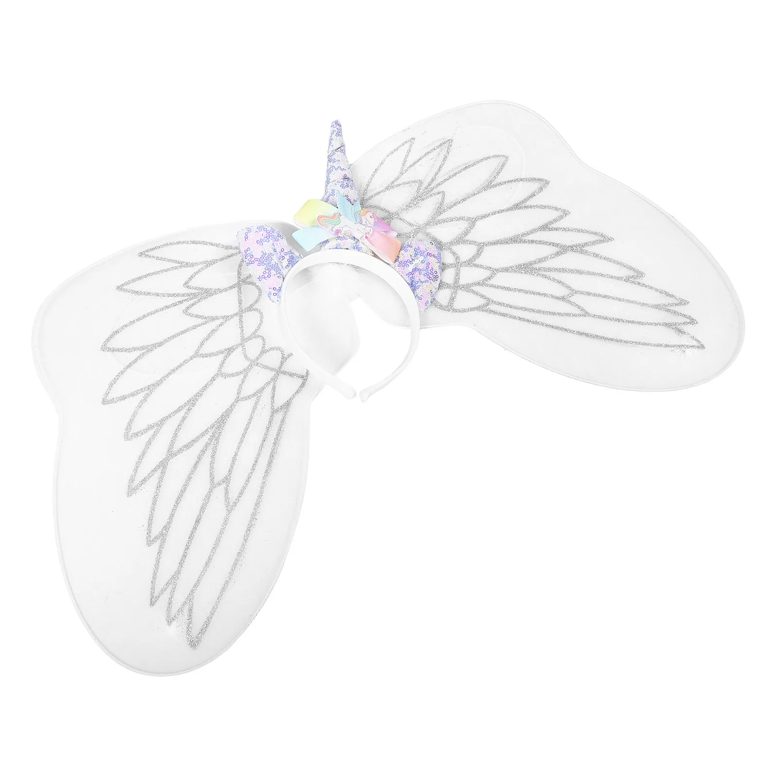 Conjunto de disfraz de fiesta de cumpleaños para niños, diadema con orejas de Animal suave, mariposa acrílica para vestido de Pascua, disfraz para niñas y niños