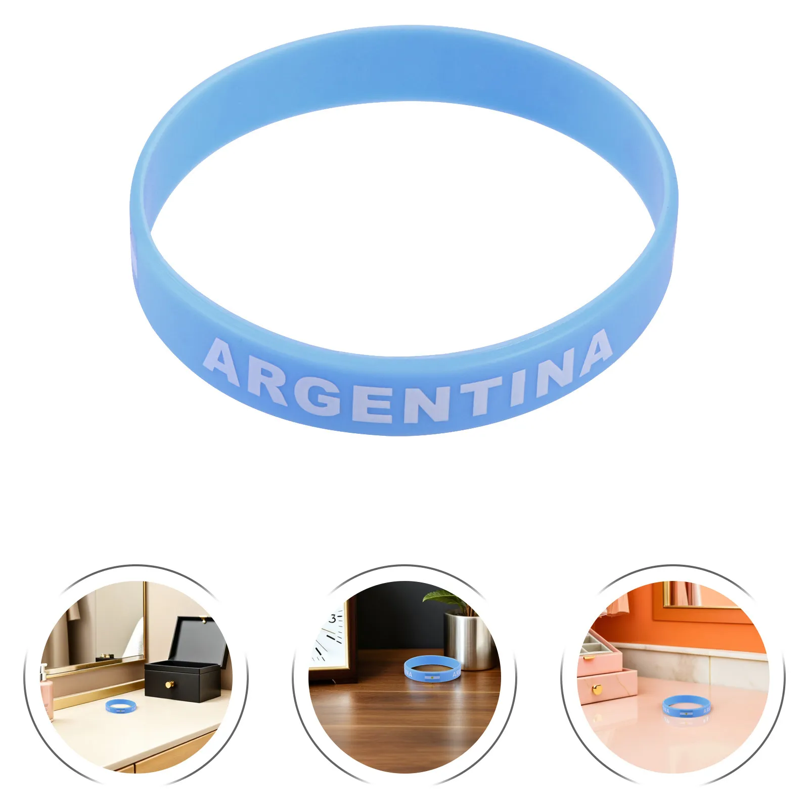 10Pcs Flag Silicone Wristbands Football Fan Bracelet Sports Game Accessories National Pride Soccer Tournament 2026