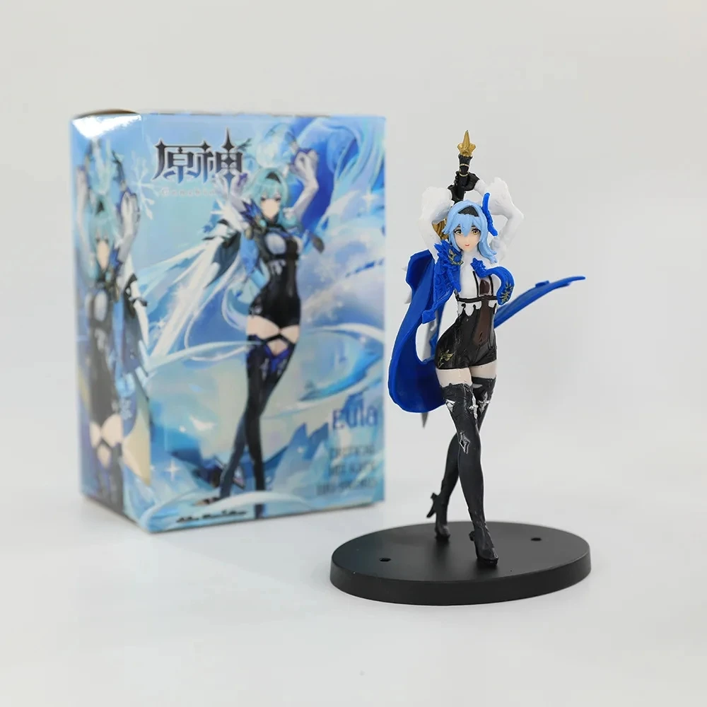 Figura de Ação Genshin Impact PVC, Menina Anime, Klee Paimon, Estatueta Hu Tao, Modelo Toy, Presente Boneca, 18cm, Hu Tao, Bonito