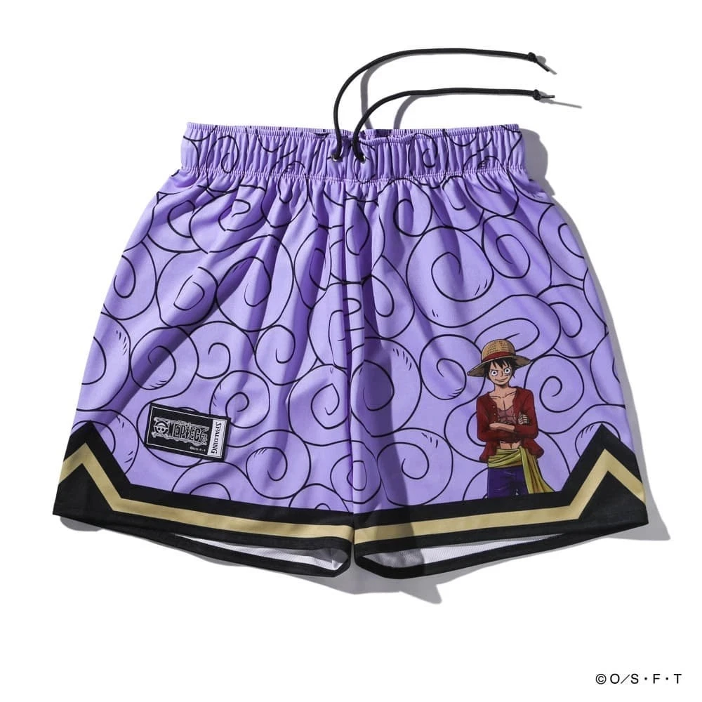 Pantalones Cortos One Piece Monkey D. Luffy Gear 5 para Hombre, Estampado Animal, Shorts de Playa, Shorts Hawaianos de Verano 2026, Nuevo