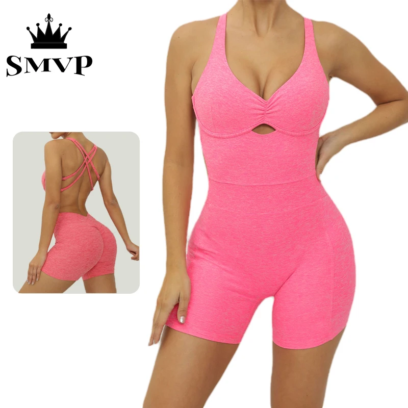 

Smvp all-in-one hip-lifting yoga tights, cross-beautiful back, adjustable hollow V-shaped back design, women's clothing
