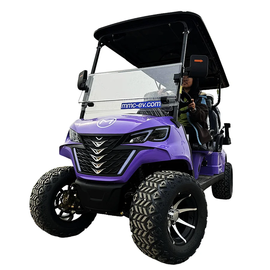 Electric Golf Cart lithium 6 Seats Electric Passenger Cart UTV Electric Cart Heavy Duty Golf Cart Powerful 5000 Watt Motor