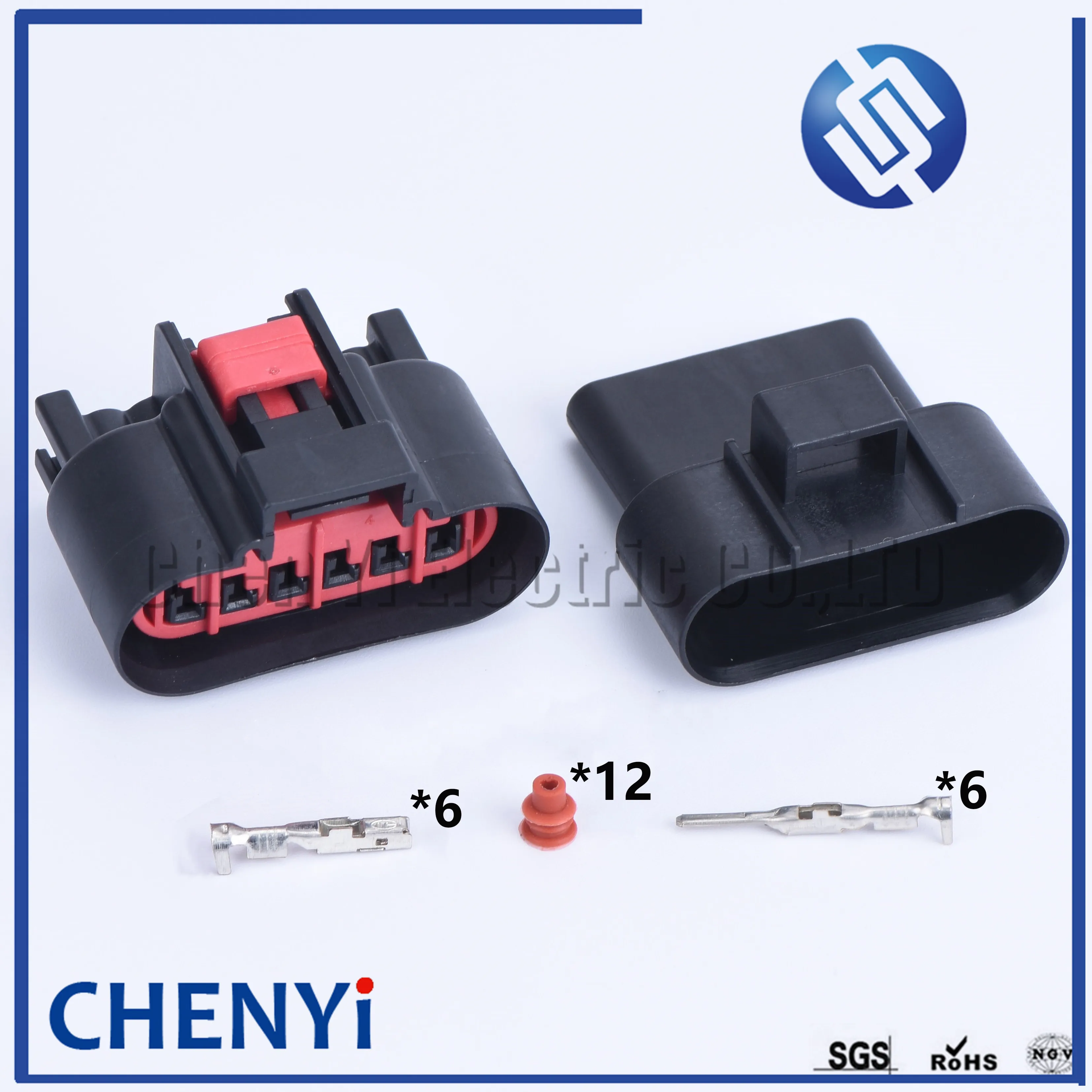 6 Pin waterproof auto connectors plug  male female E-2162-000 accelerator pedal connector for Ford Fiesta TDCI