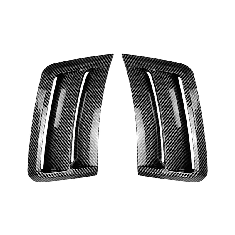 

B07A-Car Front Bumper Splitter Side Air Vent Outlet Cover Wind Knife Trim For C-Class W204 S204 2007-2010 ,A