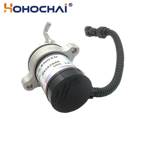 Imagen 2 del producto 04103808 04103812 Deutz F3L F3M F4L F4M 1011 2011 Solenoide de apagado de combustible del motor 12V/24V Piezas del grupo generador