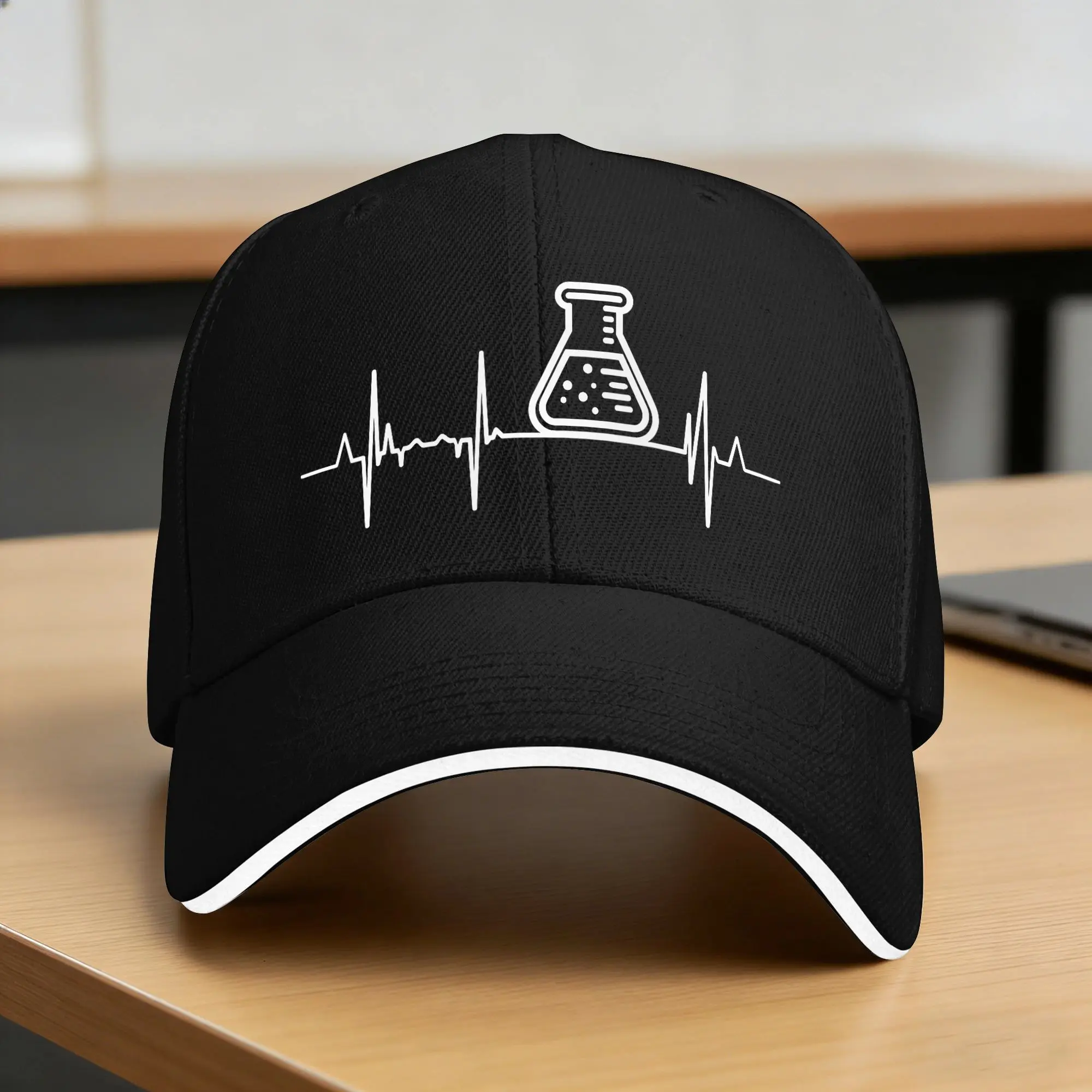 Spring Casual Baseball Cap I Love Chemistry Heartbeat Heart Rate Outdoor Sport Trucker Hat Hot Sale  y2k Cute Snapback Cap