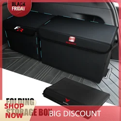 Large Organizer Tool Car Storage Bag Trunk Box Accessories for Seat cupra Ateca Leon Mk1 Mk2 Mk3 5f 1p lbiza 6f FR Cordoba Exeo