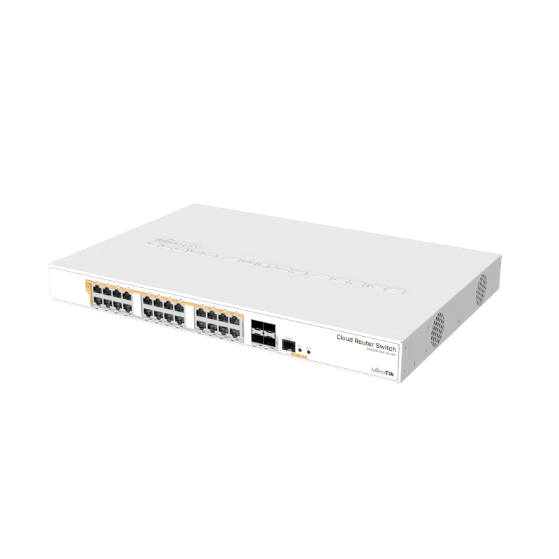 Mikrotik CRS328-24P-4S+RM 24 Port Gigabit Ethernet Router/Switch With Four 10Gbps SFP+ Ports In 1U Rackmount Case