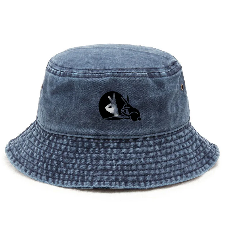Aanpassen Shadow Cotton Washed Bucket Hat Vintage Vissershoed voor Mannen Vrouwen Zonbescherming Outdoor Nostalgische Cap Dagelijkse slijtage Hoeden