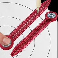 Woodworking Scribe Gauge, Carpentry Drawing Compass Circular Drawing Tool Hole Ruler, Precision Scribe Gauges, Marking Tool