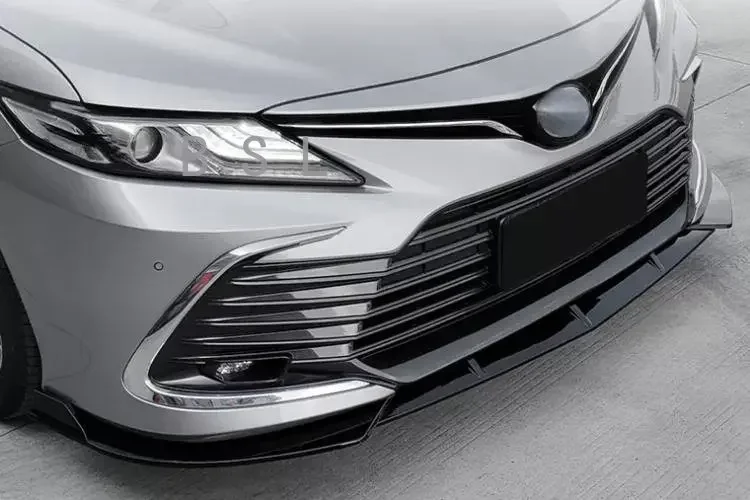 Front Bumper Lip Spoiler Apron For Toyota Camry Sport Bumper 2021 2022 Car Exterior Parts Accessories Body Kit Skirt