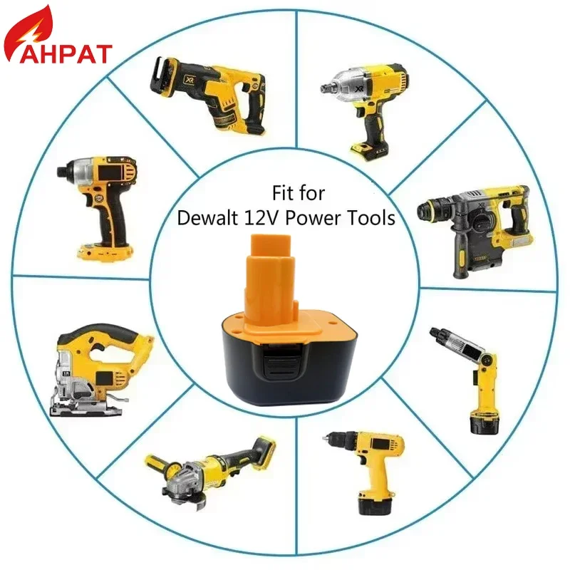 Neue 12V 3500mAh Werkzeug akku pro Dewalt DE9074 DC9071 DE9037 DE9071 DE9075 DW9071 DW9072 DW9074 DC727 DC756 DC980 DC981 DW051 - náhled 6