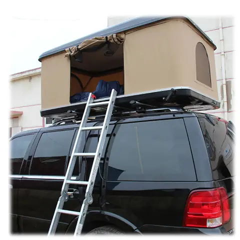 Auto Accessories 4 Man Waterproof Hard Shell Rooftop Tent Ideal For SUV Family Self-Driving Travel