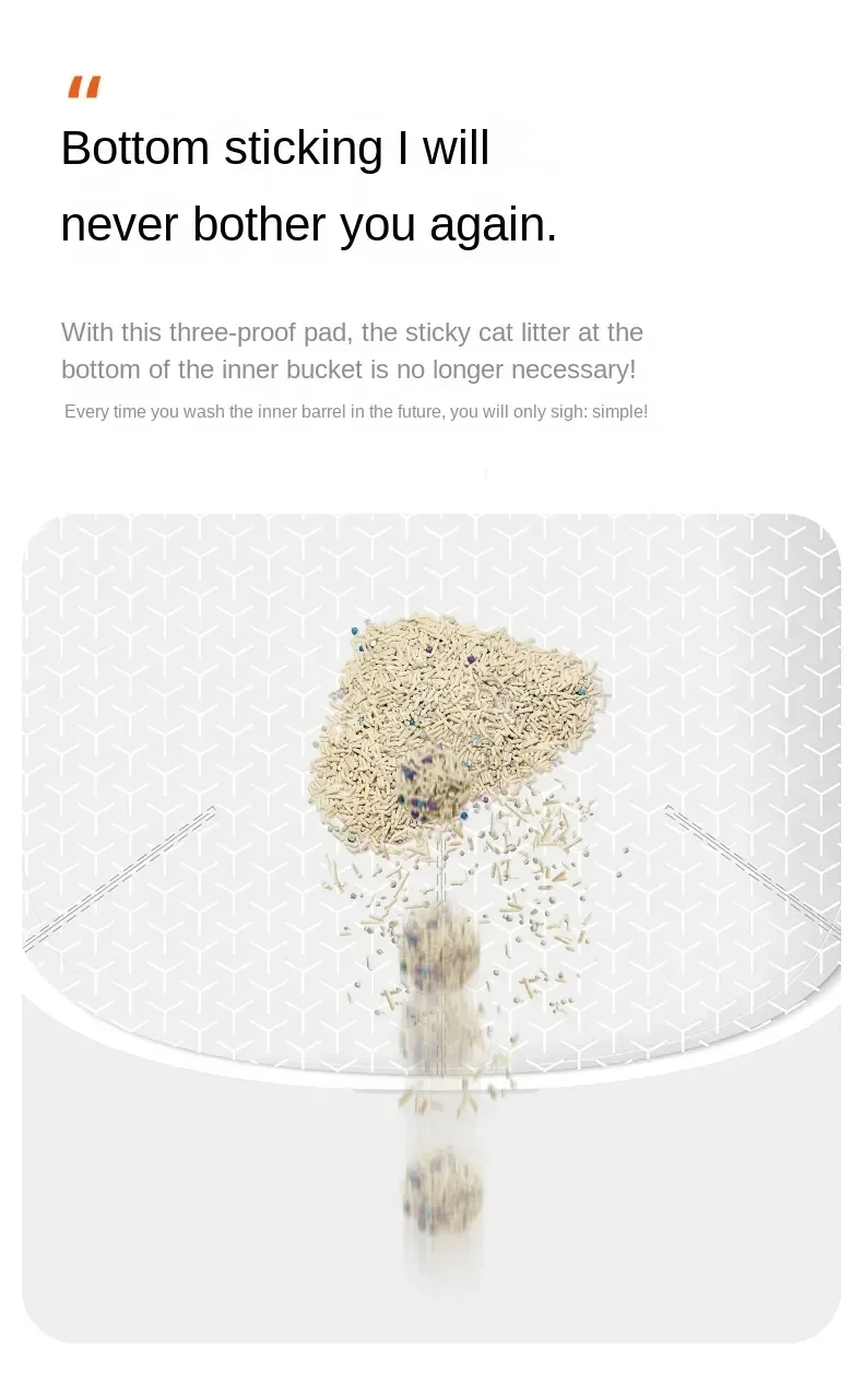 For Petkit PURA MAX Sandbox Cat Litter Box Mat Accessories High-performance Three Prevention Pad Is Suitable Cat Toilet Cushion