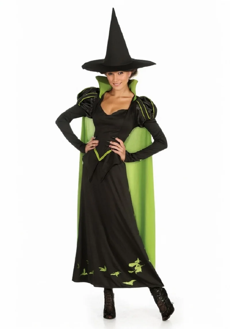 

Women Halloween Costume Adult Wicked Witch Dress