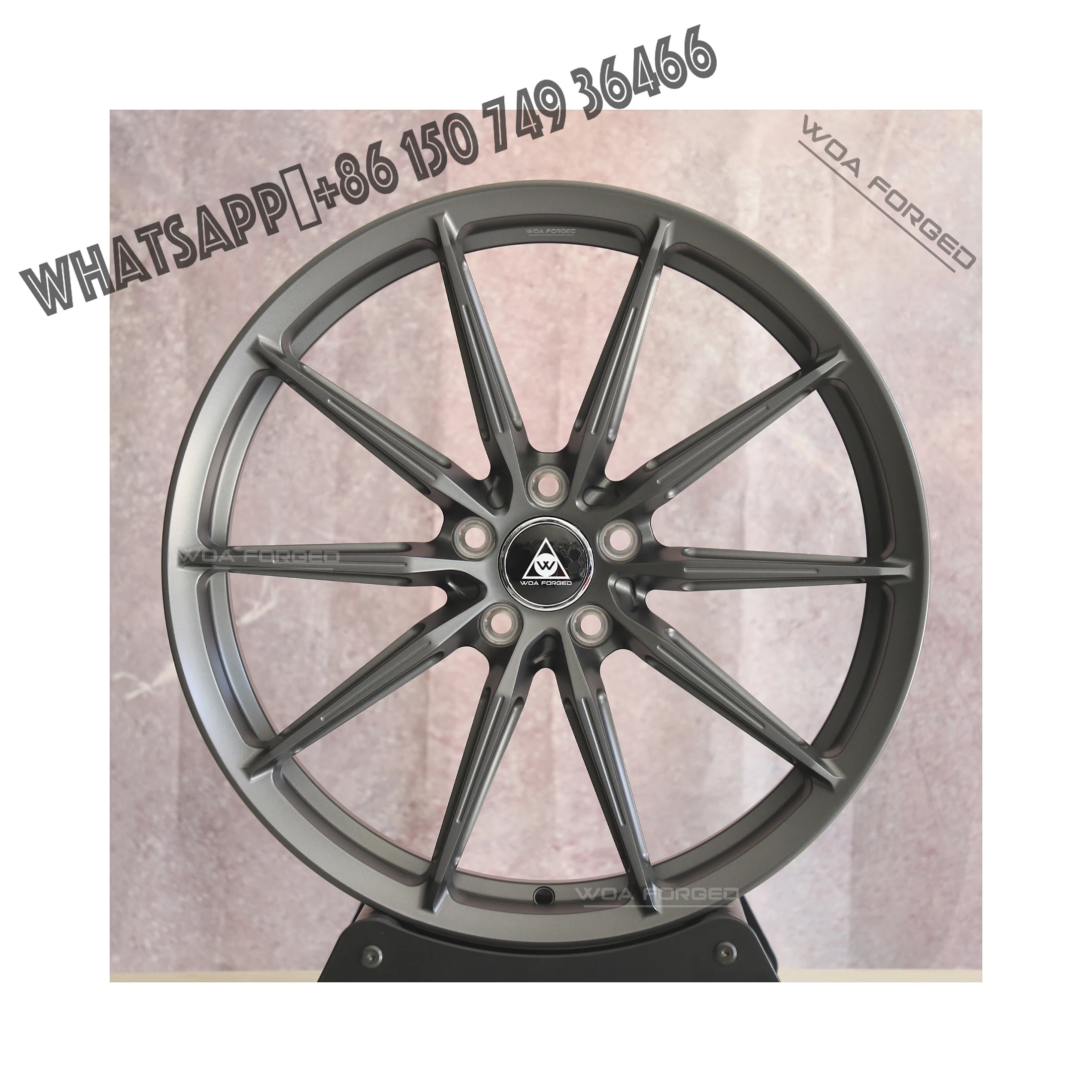 

CF.3-FF R Кованые колеса Многоспицевый матовый пистолет Серый алюминиевый сплав для бездорожья 20–40 мм ET 100 мм PCD 5x112 5x120 5x114,3