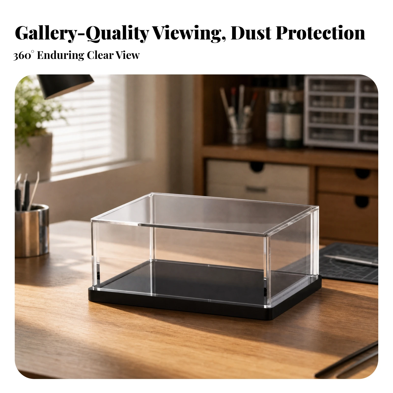 صندوق عرض أكريليك مكتبي أحادي - مراجعة Display Case Acrylic وسعره