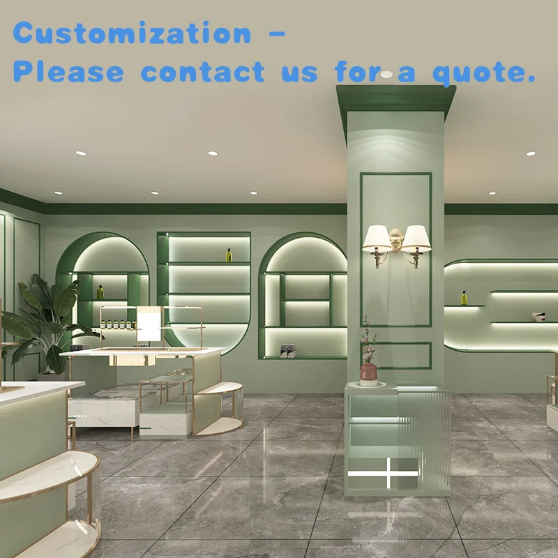 

custom.Supermarket Nail Shop Beauty Salon Perfume Store Cosmetics Fragrance Product Display Light Duty Double-Sided Wood Dis