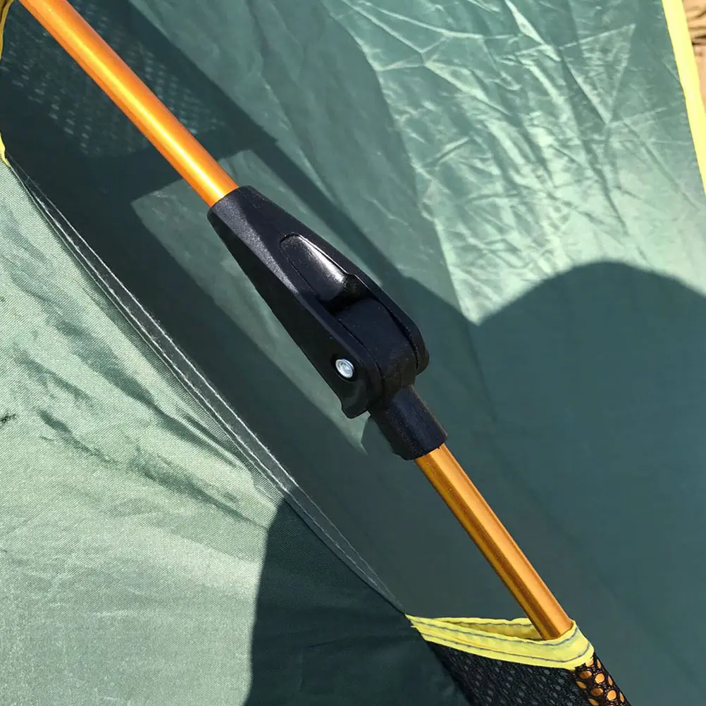 

4 pcs Tent Connector Black Joint 8 5mm DIY Support Rod Adapter Camping Accessories Outdoor Parts Folding Hinge