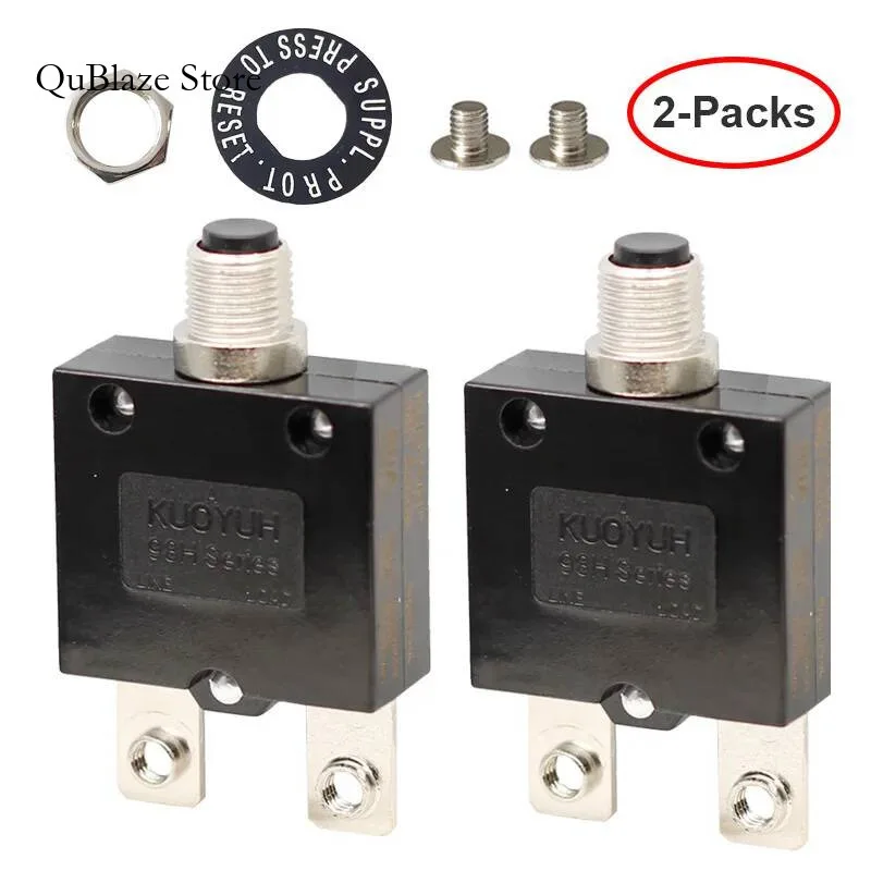 2 PCS A Pack Kuoyuh Electronic 98H Series 40A 50A 60A 70A 80A Auto Recloser Disyuntor Thermal Protector Circuit Breaker
