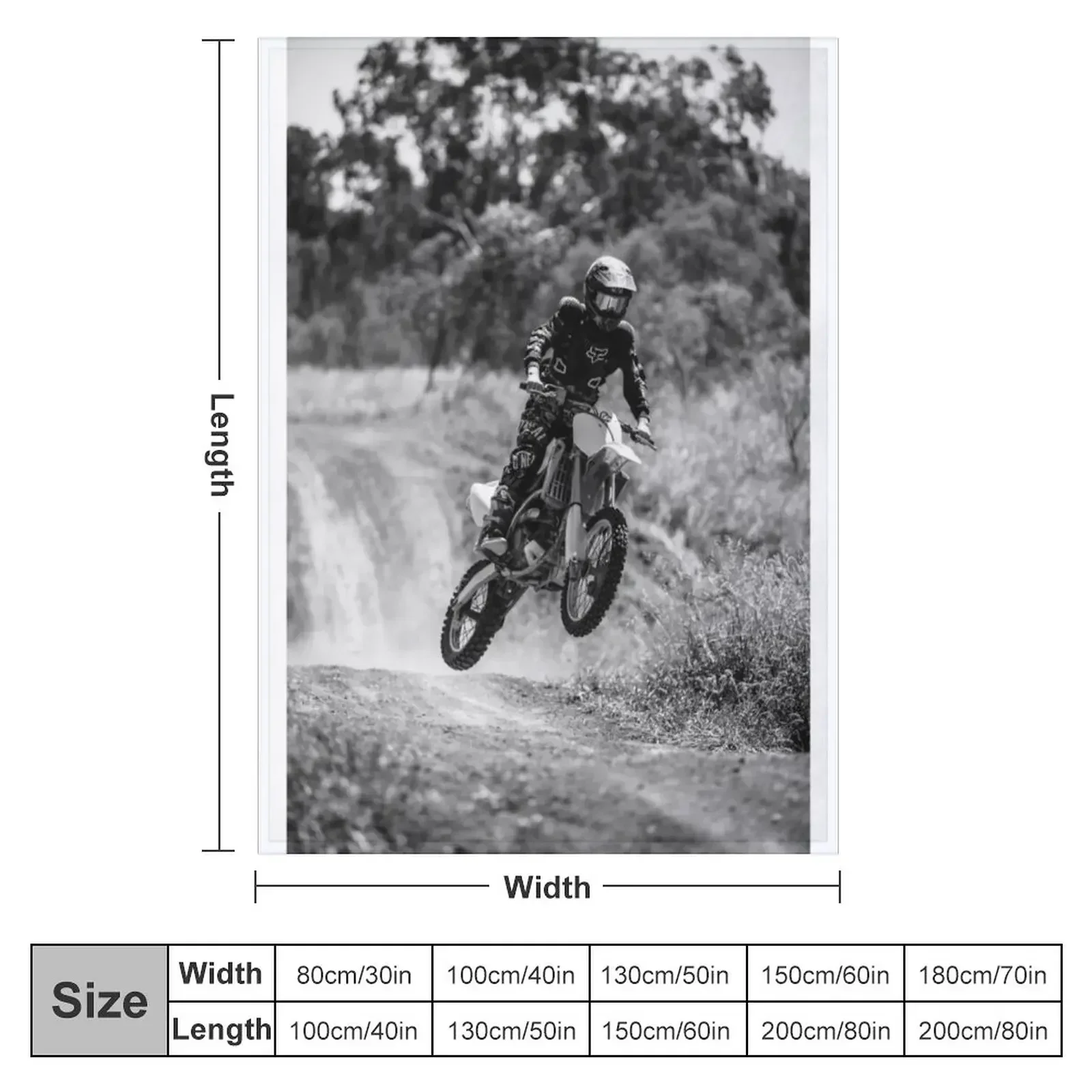 Motorbike Throw Blanket Tourist Luxury Brand Blankets