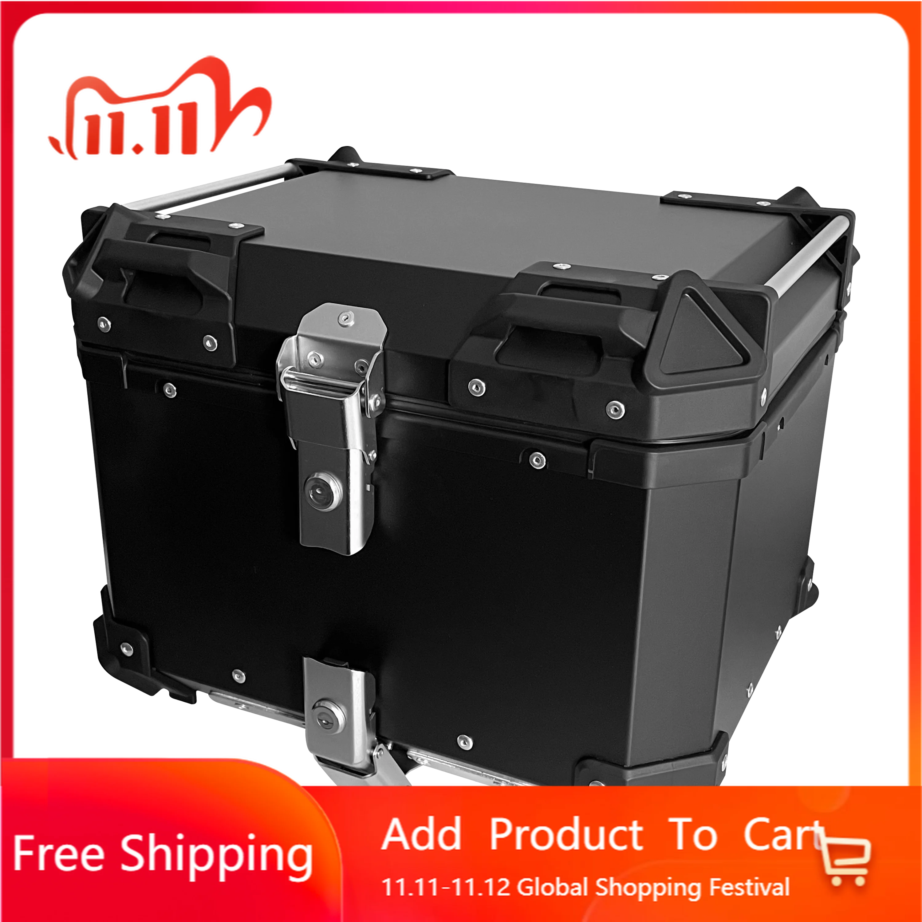 

STLF 2020 factory hot motorcycle rear box top case high quality waterproof aluminium cases